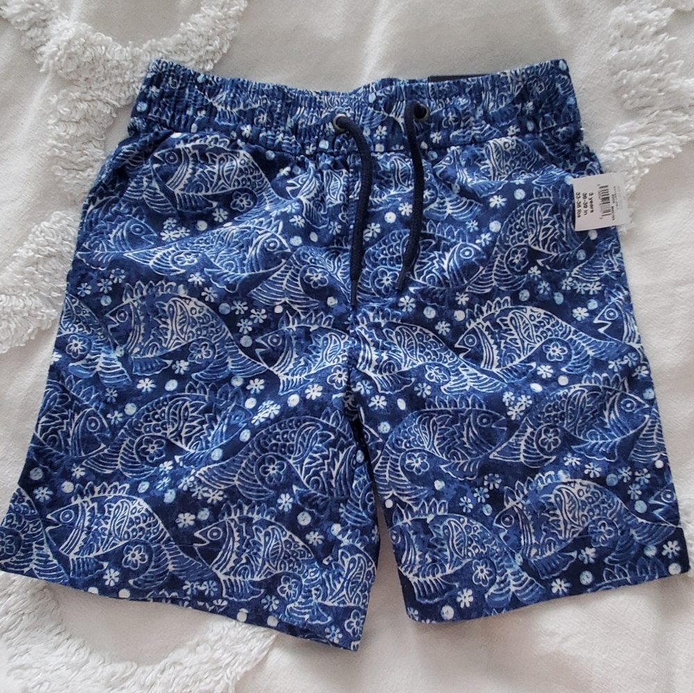 NWT Gap Blue Design Pull-on Shorts 3T